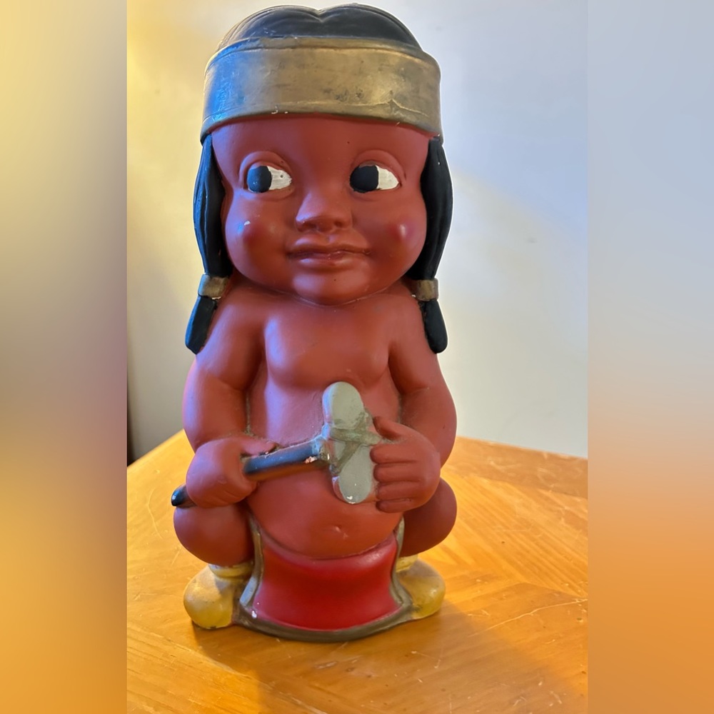 Native American piggy bank.